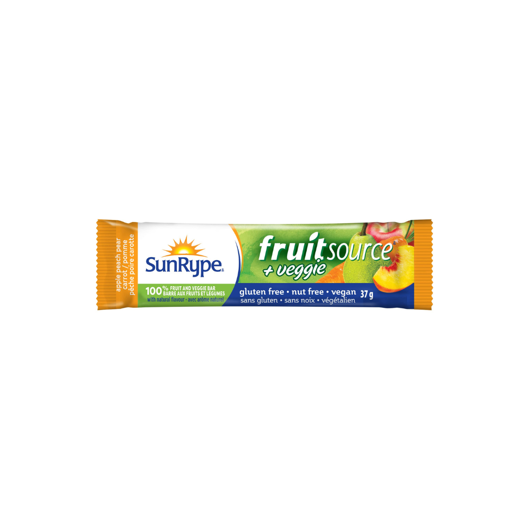 SunRype Assorted 100% Fruit & Veggie Bar (50 Units per Case)