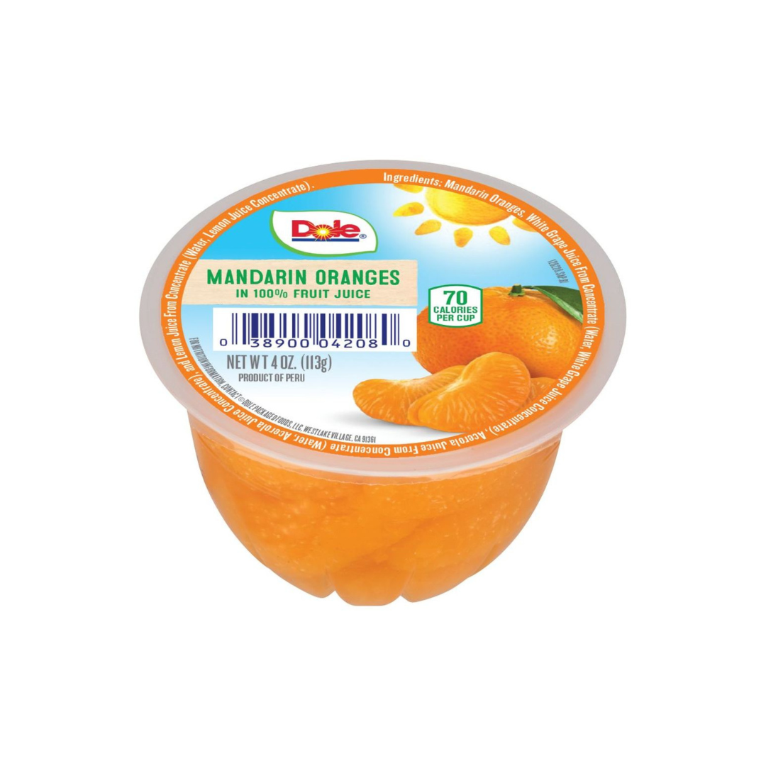 Dole Mandarin Fruit Cups (36 Units per Case)