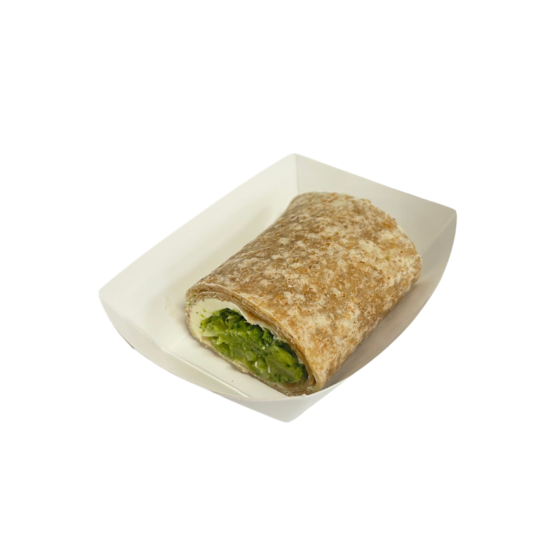 Whole Wheat Cream Cheese and Broccoli Wrap (1 Unit)