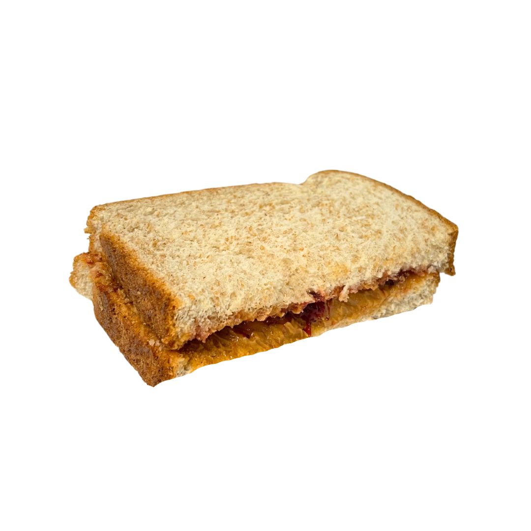 Whole Wheat WOW Butter & Jam Half Sandwich (1 unit)