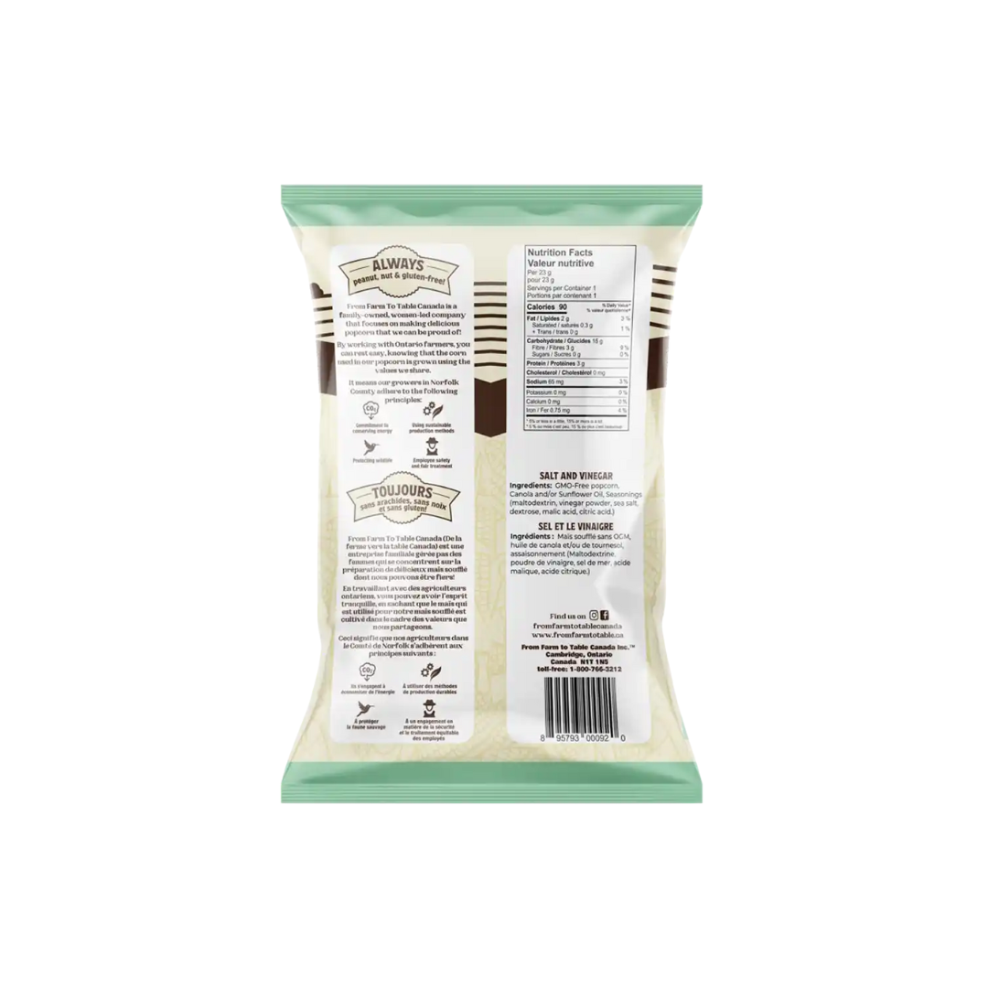 Salt and Vinegar Popcorn (32 Units per Case)