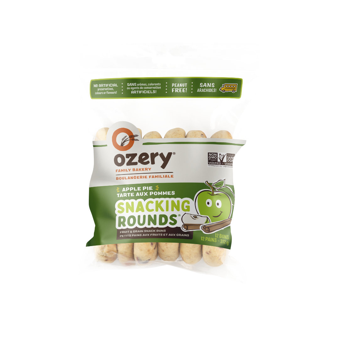 Ozery Apple Pie Snacking Rounds (1 Bag x 12 Units)