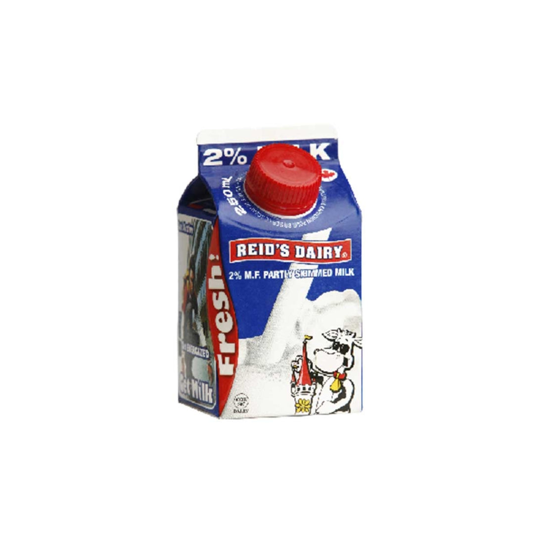 Reid's Dairy 2% White Milk 237 ml (Twist Cap)