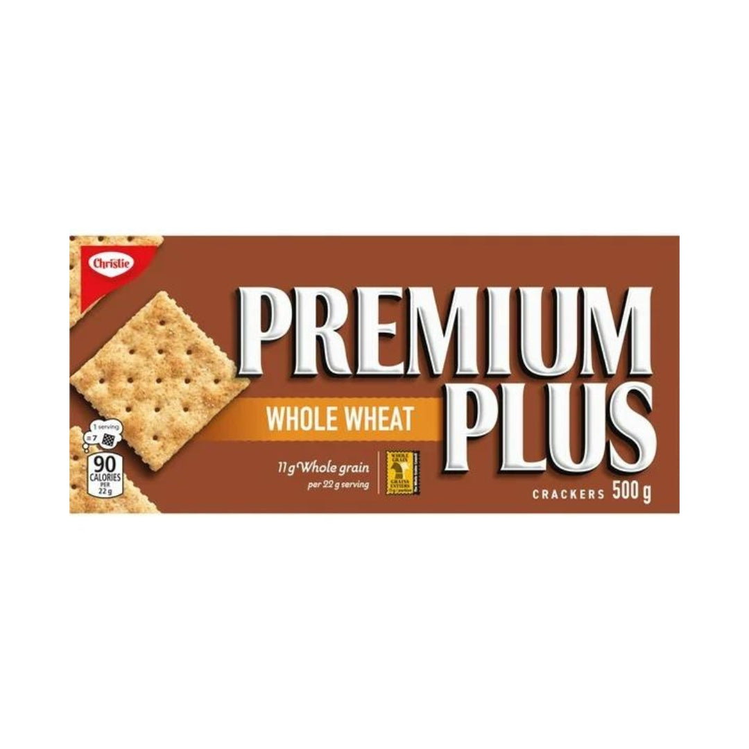 Christie Premium Plus Whole Wheat Soda Crackers (4 Sleeves per Box)