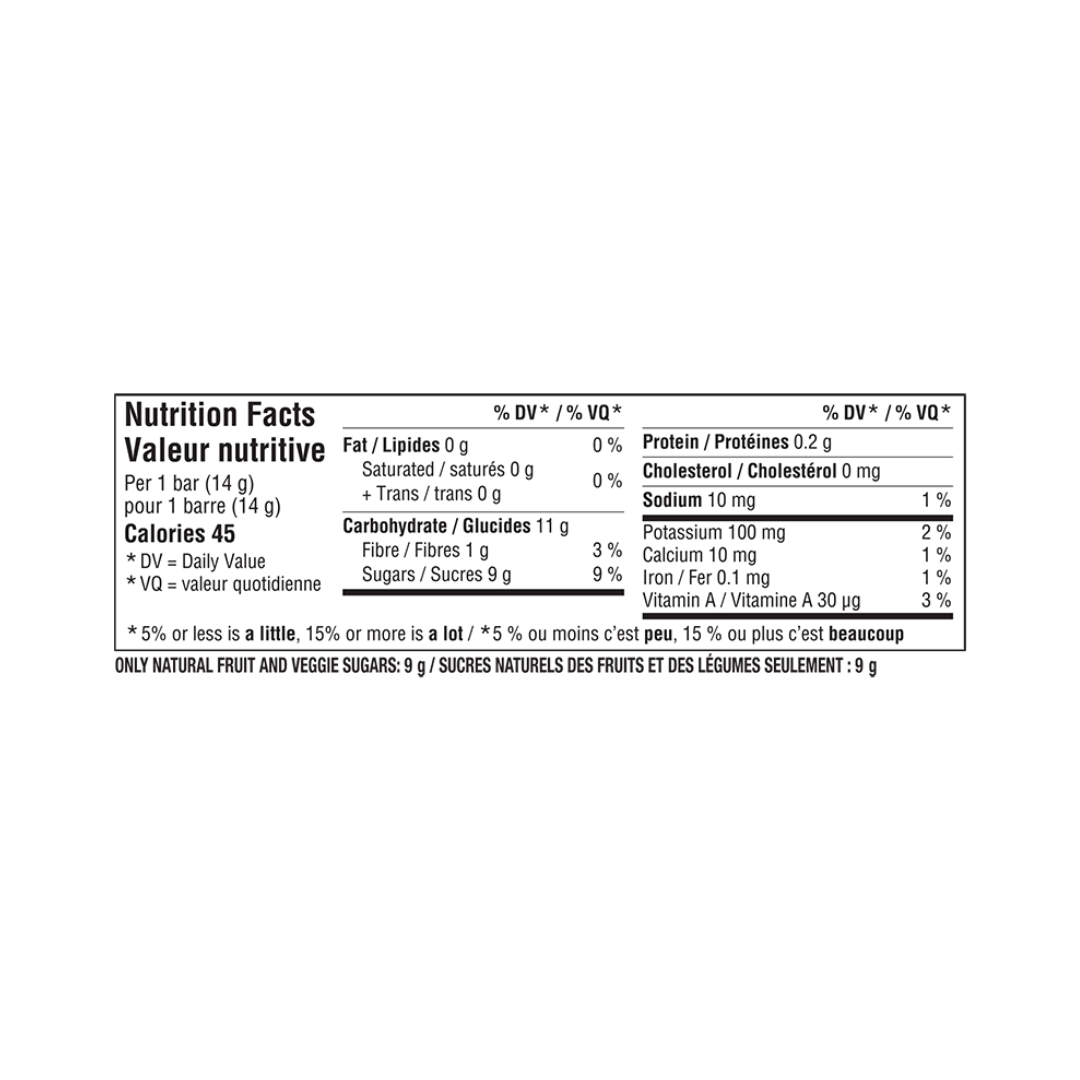 Sunrype Assorted 100% Fruit to Go Bar (72 Units per Case)