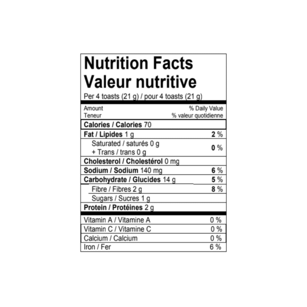 Grissol Whole Wheat Melba Toast (400 Packs x 2 Crackers Individually Wrapped)
