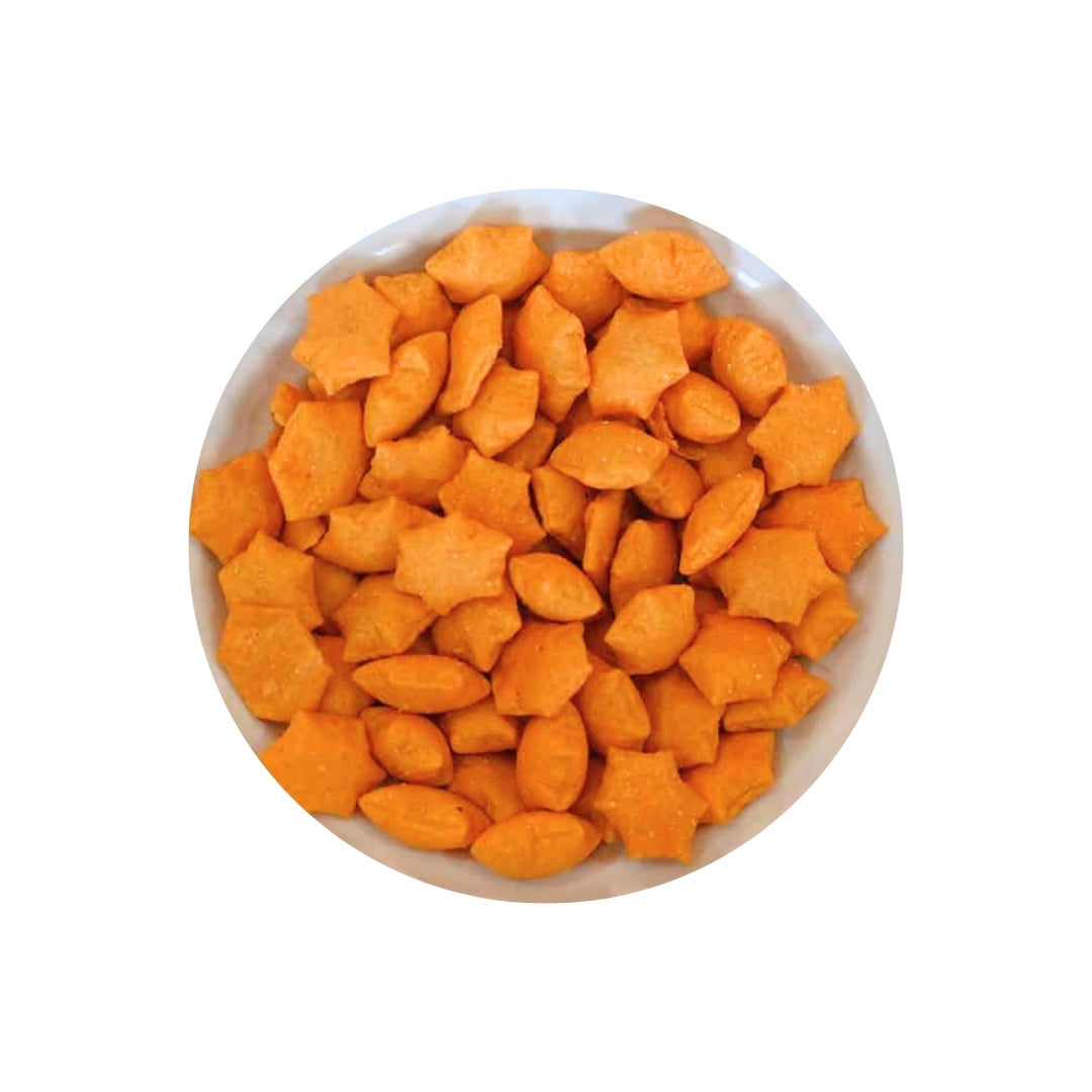 MadeGood Cheddar Star Puffed Crackers (100 Units per Case)