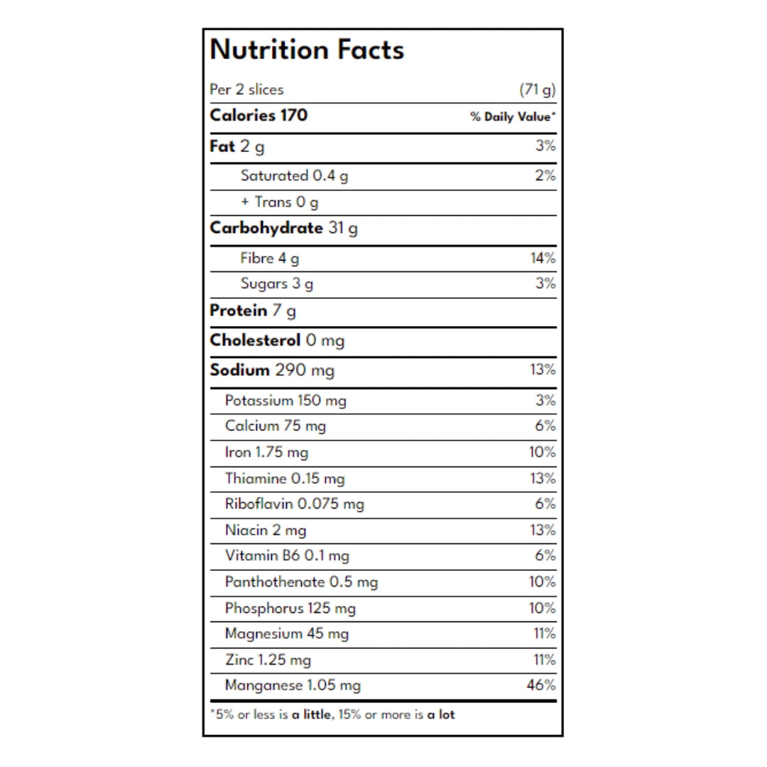 Dempster's 100% Whole Wheat Sliced Bread (1 Loaf x 17 Slices)