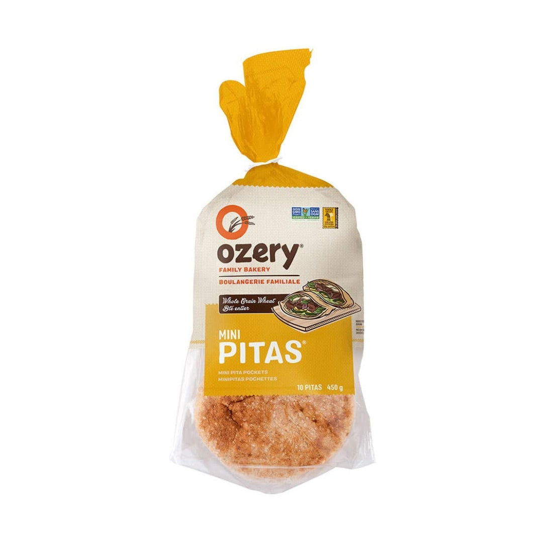 Ozery Mini Whole Wheat Pita (1 Bag x 10 Units)