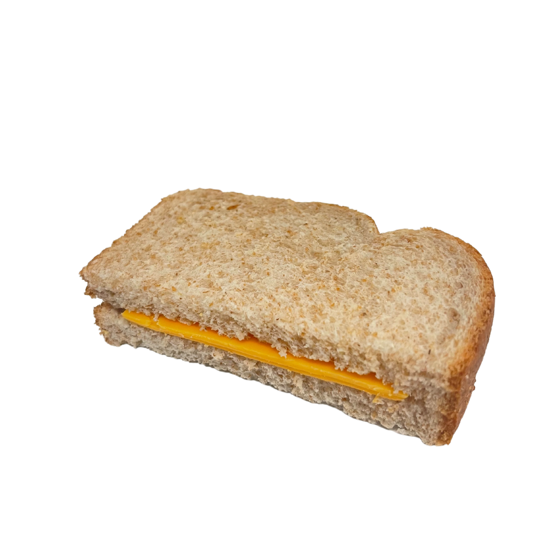 Whole Wheat Cheddar Cheese Half Sandwich (1 Unit)