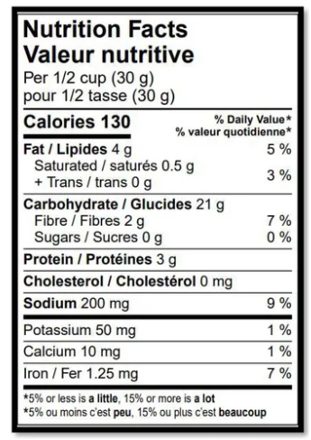 Whole Wheat Cracker Flats (6 x 900 g bags per case)
