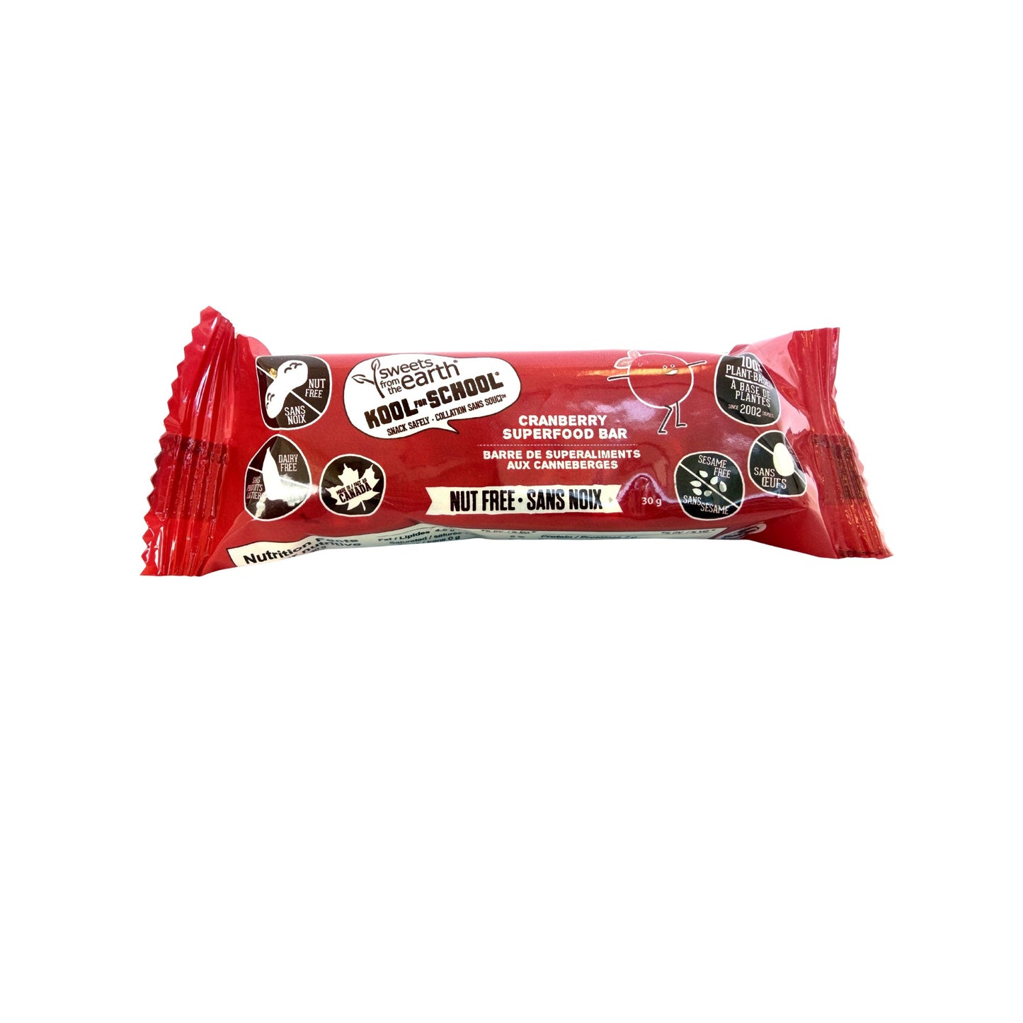 Sweets From The Earth Superfood Bars (128 Units per Case)