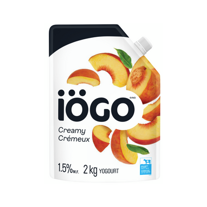 Iogo Peach Yogurt Pouch (4 Unit x 2kg)