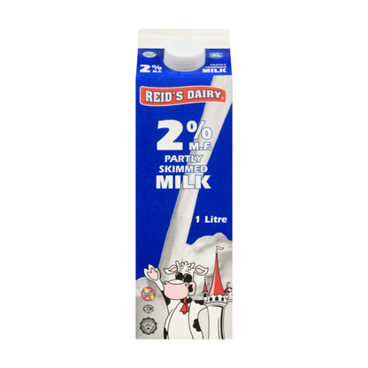 Reid's Dairy 2% Milk (1L Carton)