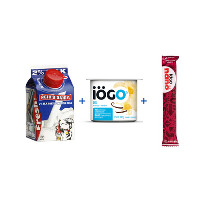 3D COMBO 6 (WM/YT) - White Milk (Twist Cap), Yogurt Cup, Yogurt Tube